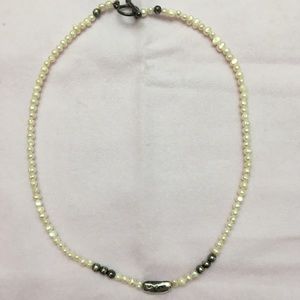 Mignon Faget Red Bean Seed Pearl Necklace